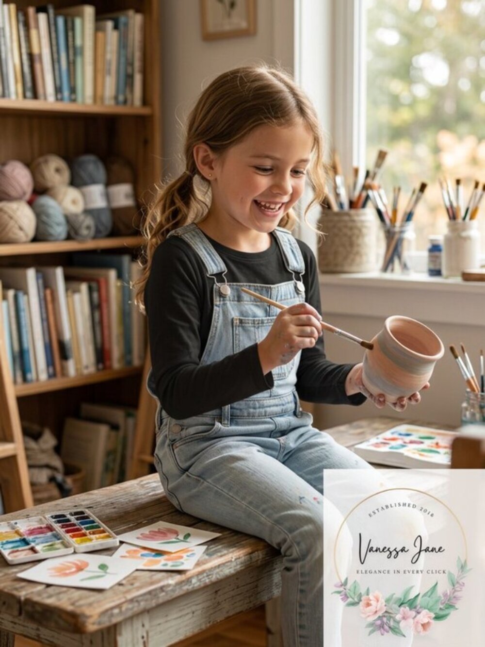 CLEMENTINE Girls' Everyday Long Sleeve Tee
